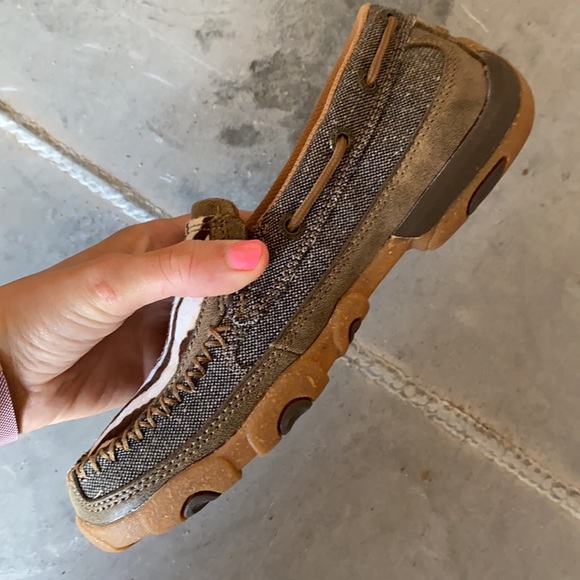 Twisted X Zebra Slide Mocs Shoes - Picture 3 of 5